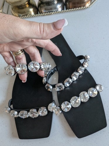 Zara rare black embellished - black,