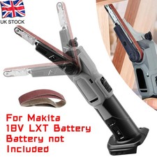 Cordless Belt Sander for Makita 18V LXT Battery with 3 Sanding Belts, 6 Speeds