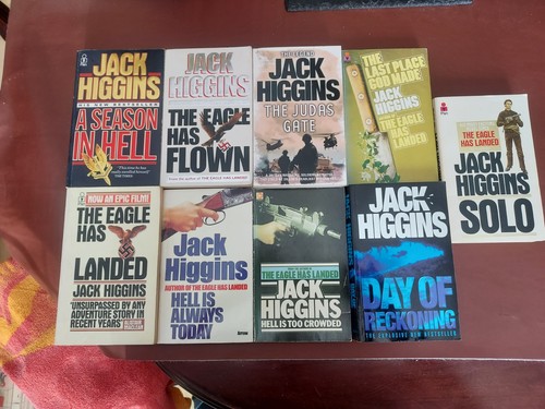 Jack higgins paperback - x,