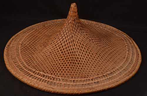 Asian sun hat woven pointed - asian,