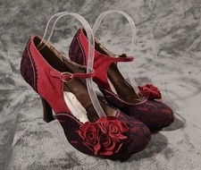 Ruby Shoo Burgundy Shoes Heels