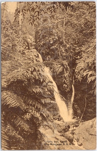 Leura vintage postcard fairy - vintage,