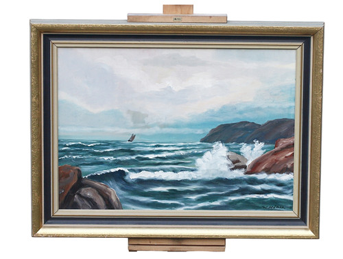 One kind oil painting on - one, a