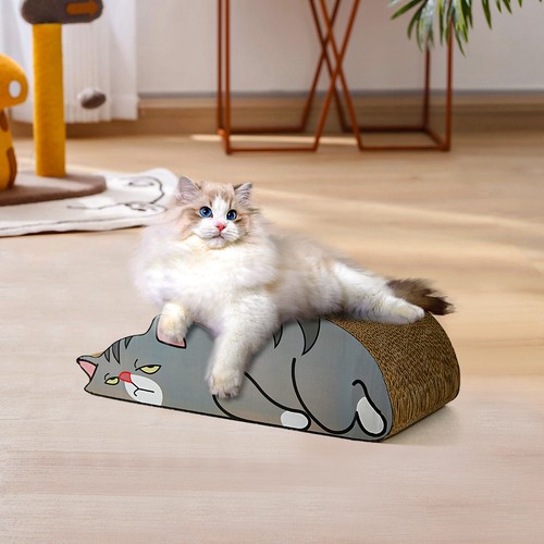 Cat scratcher board lounge pet - board,