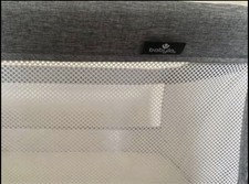 BABYLO Bedside Cozi Sleeper – Co-Sleeping Crib (Grey) + Mattress