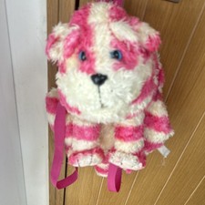 Bagpuss Pink White Backpack