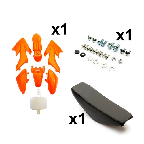 Pit dirt bike orange - dirt,