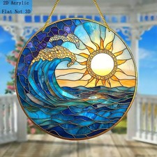 Abstract Ocean Sunset