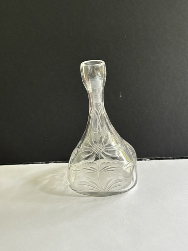 Antique victorian etched glass - victorian,