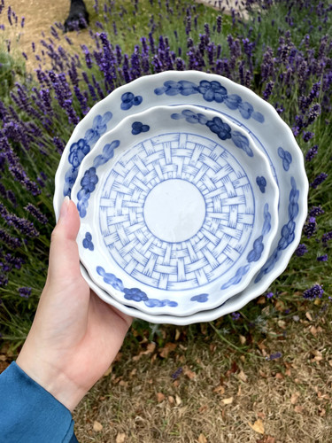 Ceramic pie dishes blue - dishes, –