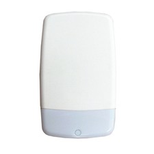 White Dummy / Decoy Alarm Bell Box with White Lens & backplate (No Flashing LED)