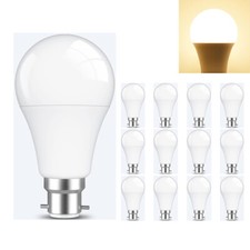 12 Pack B22 LED Bulb Warm