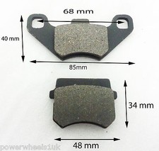 Set rear brake pads jla02 - of,
