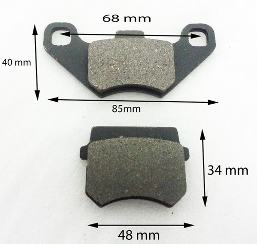 Set rear brake pads jla02 - set,