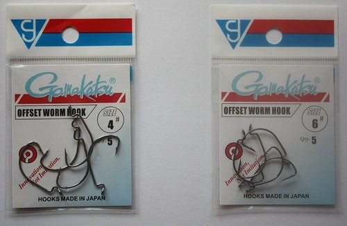 Gamakatsu offset worm - , fishing