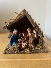 Vintage Italian Nativity Scene