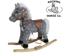 New Plush Rocking Horse - Grey