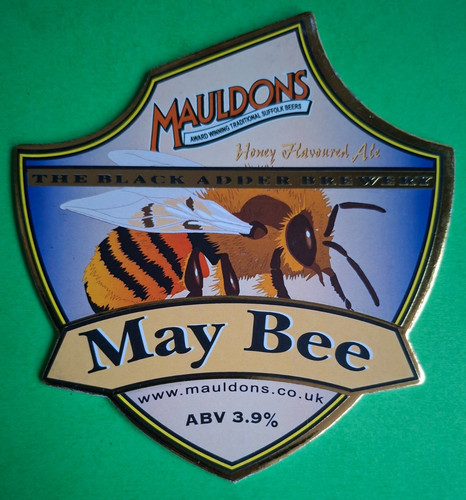 Mauldons brewery may bee cask - may,