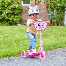 Disney Minnie Mouse Tri Scooter 3 Wheel Kids Ride-On Outdoor Balance Toy