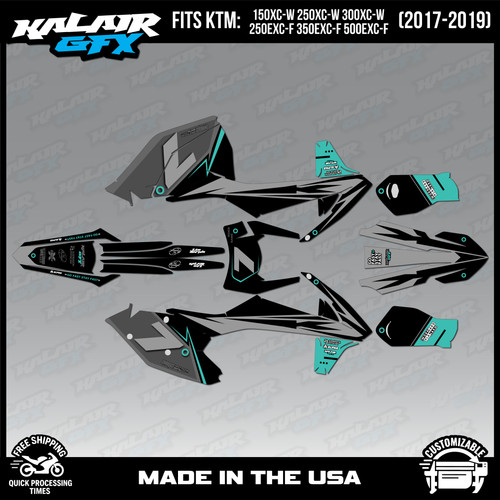 Graphics kit for ktm - graphics,