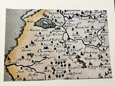 12x8 Photograph - Map of the