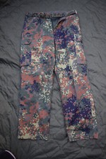 German Army Bundeswehr Flecktarn Camo LEO KOHLER Trousers + Free Flecktarn Belt