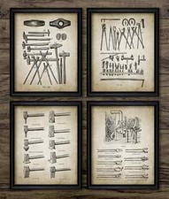 Blacksmith Print Set Of 4