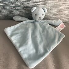 F & F Tesco blue teddy bear comforter blanket doudou soft hug toy 💙 Spare VGC