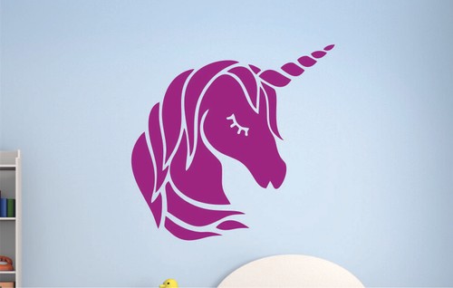 Unicorn head childrens wall - unicorn,