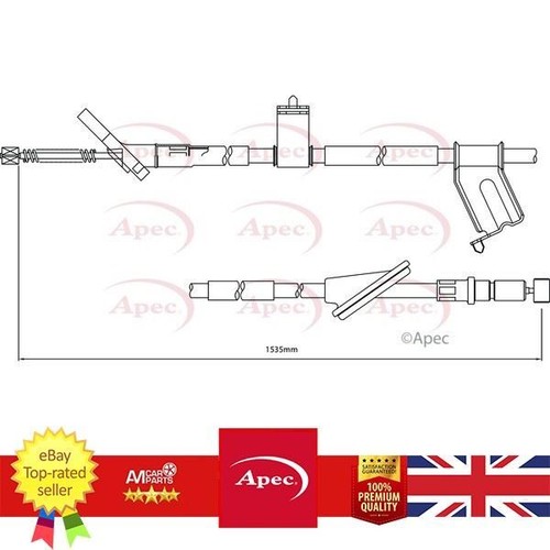Hand brake cable - hand,