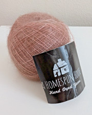 Homespun House yarn hand dyed