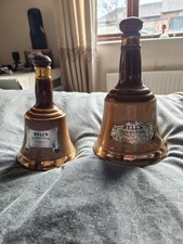 Pair Of Bells Whiskey Bell Decanters, 1wade, 1royal Doulton