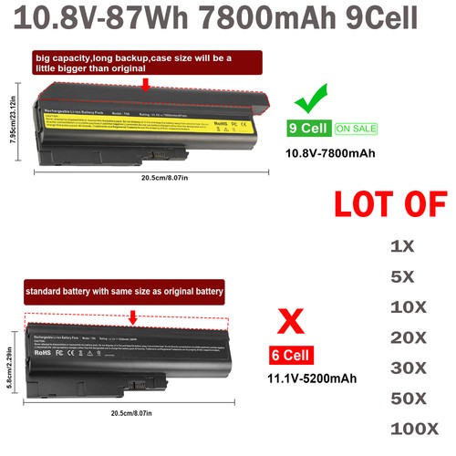 Lot t60 battery for - lot, lenovo