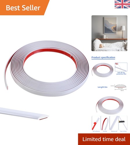 White flexible moulding - white,