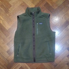 Patagonia Men's Retro X Pile El Cap Warm Bodywarmer Fleece Gilet Vest Size Large
