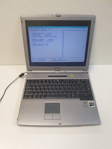 Sharp laptop gp10 14 - sharp, 14"