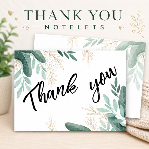 Thank you cards postcards - you,