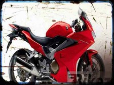 A4 Metal Sign motorbike vfr800 Honda