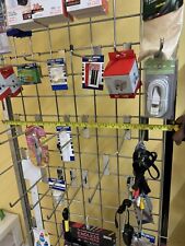 Retail Shop Display Stand Silver Gridwall Mesh Panel + 43 Silver Hooks