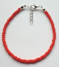 CZECH SEED BEAD BRACELET 14 COLOURS - 7" + 1" EXT