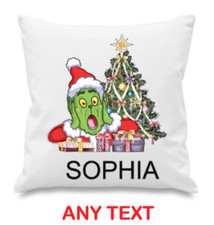 Personalised Grinch Cushion