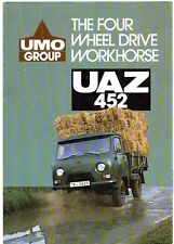 UAZ 452 4WD c1977-1978 UK Market Foldout Sales Brochure Van & Truck FAIR