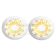 2xFront Brake Disc Rotors For