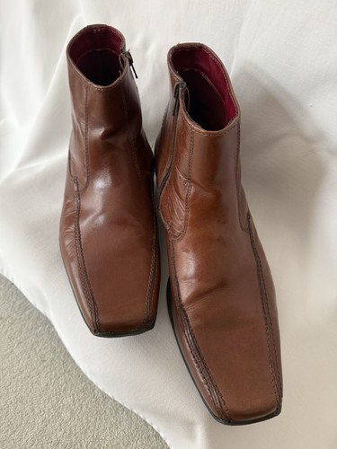 Red tape men brown - red, brown/tan