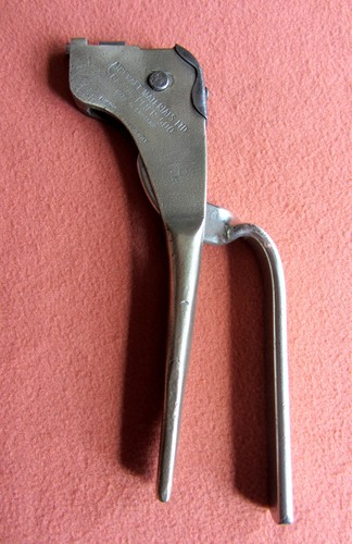 Vintage brass bodied pop - bodied, rivet