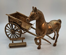 Vtg Mid Century Solid Brass