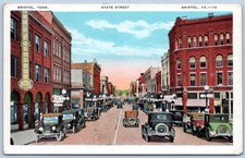 Postcard TN VA Bristol