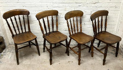 Set antique victorian elm - 4,