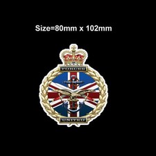 ARMED FORCES VETERAN STICKER - NAVY, ARMY, RAF - BRITISH FLAG LEGION UK BADGE