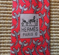 Rare Hermès 100% silk tie